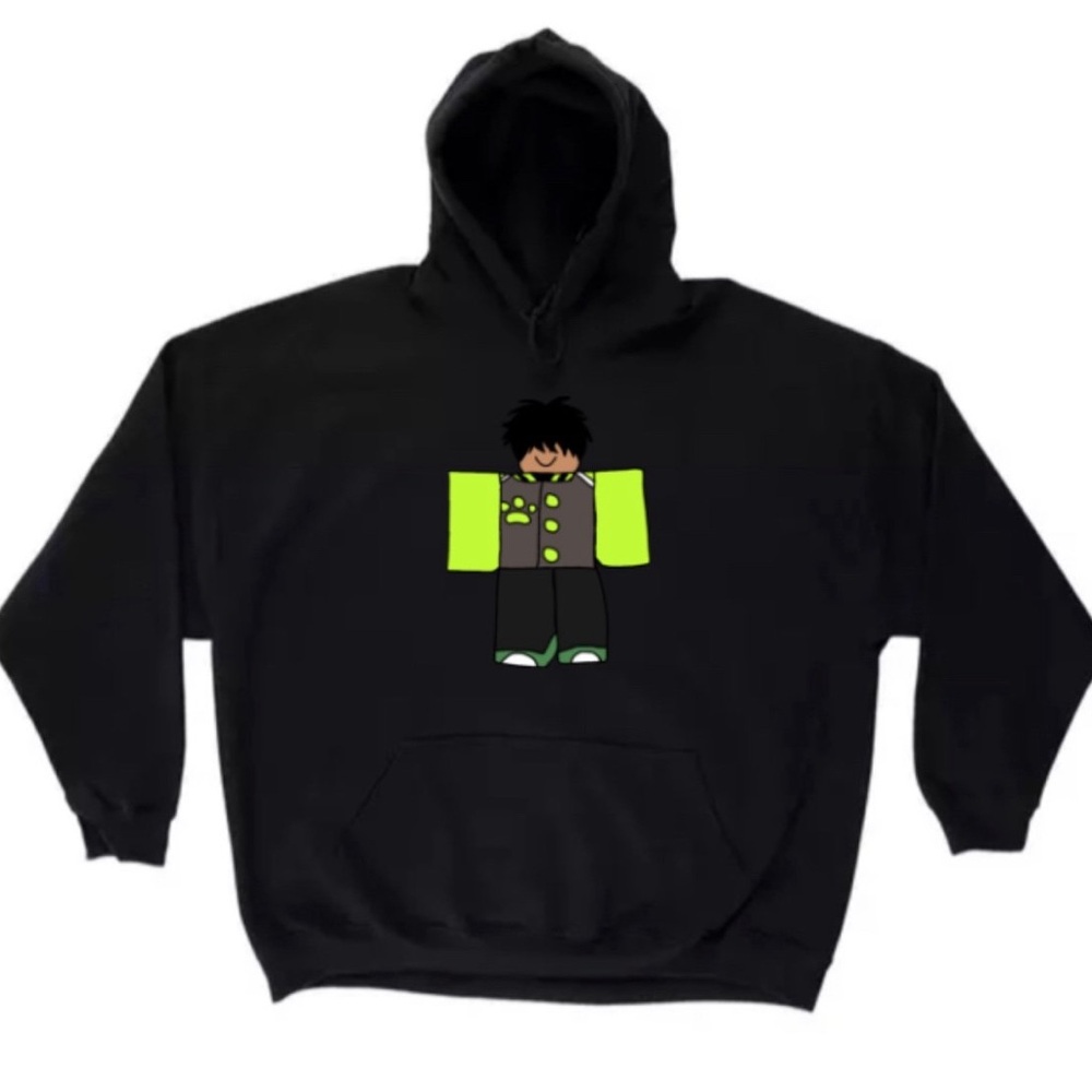Roblox Hoodie Black Adult